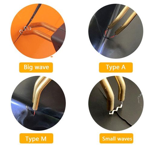 Plastic Welding Gun Kit Model H50 200 Welding Nails 4 Styles Repair Tool Set with Case for Plastic Fixing