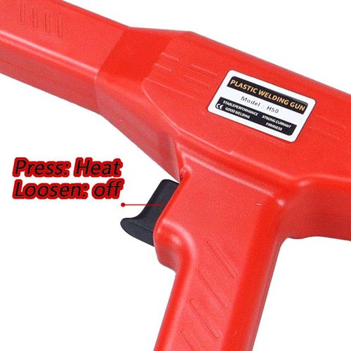 Plastic Welding Gun Kit Model H50 200 Welding Nails 4 Styles Repair Tool Set with Case for Plastic Fixing