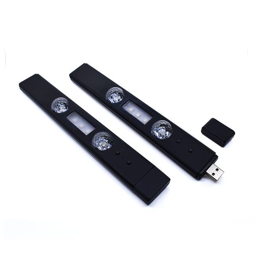 Car Footwell Atmosphere Light Wireless Charging 14 Effects Remote Sound Control Magnetic Mount