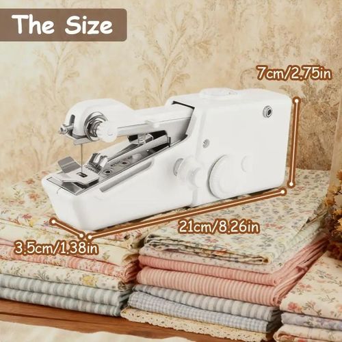 Portable Electric Sewing Machine with Sewing Accessories Easy to Operate for Home Quick Stitching
