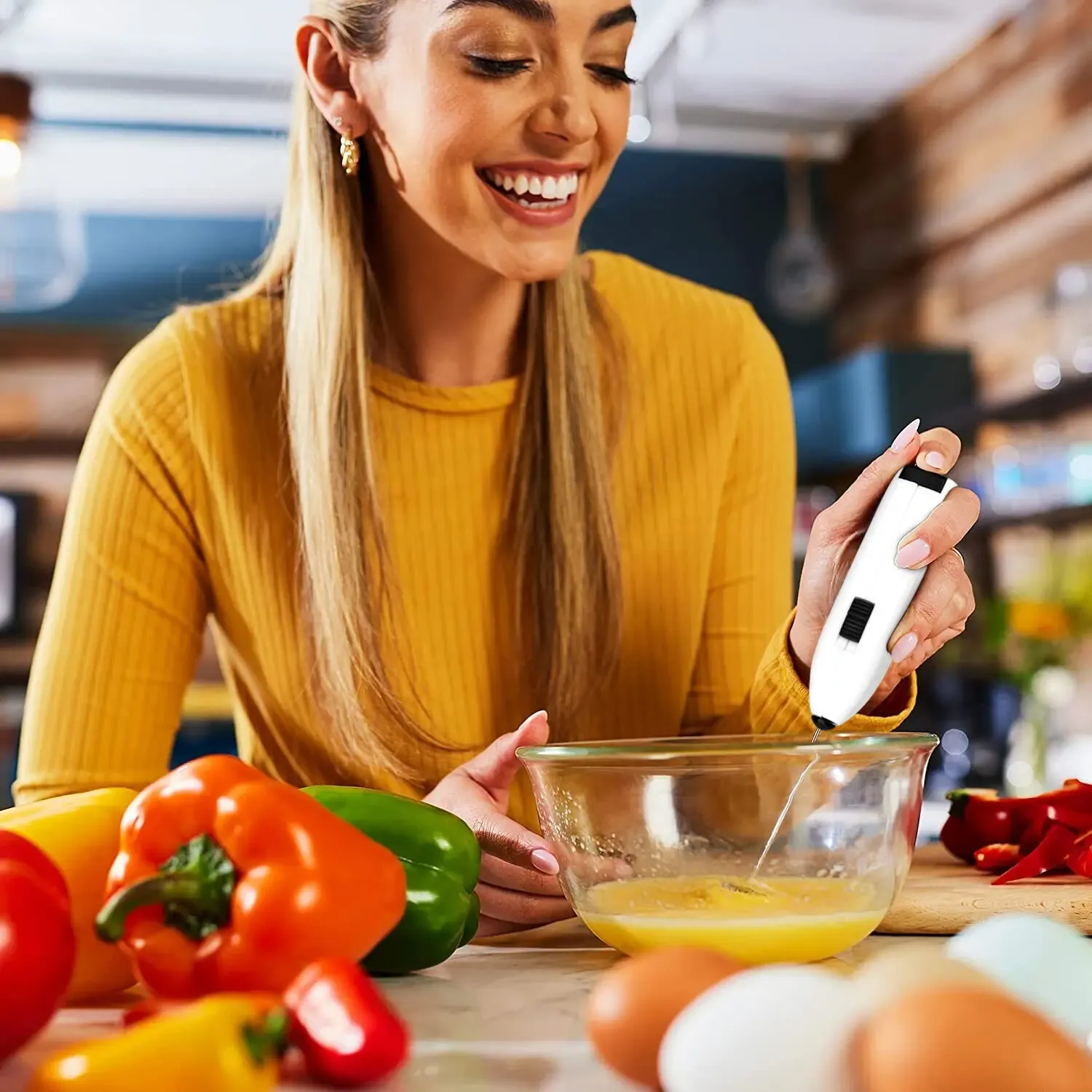 Portable Electric Milk Frother Handheld Coffee Foam Maker For Latte Cappuccino Matcha Egg Beater