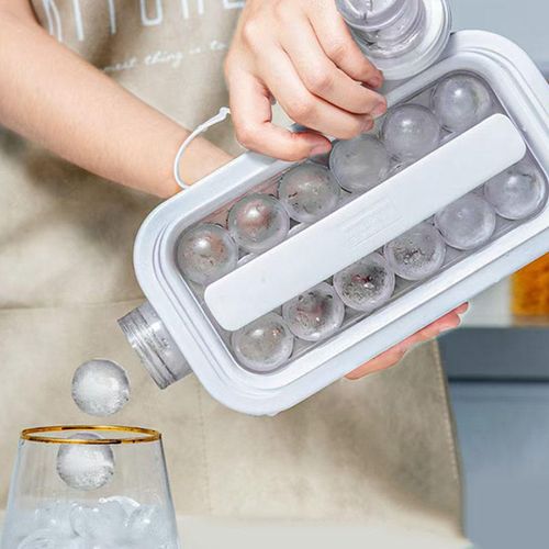 Multifunctional Ice Tray Water Bottle for Making Round Ice Balls