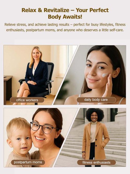 5 in 1 Body Massager Cellulite Remover with Vibration Heat LED Free Meridian Chart