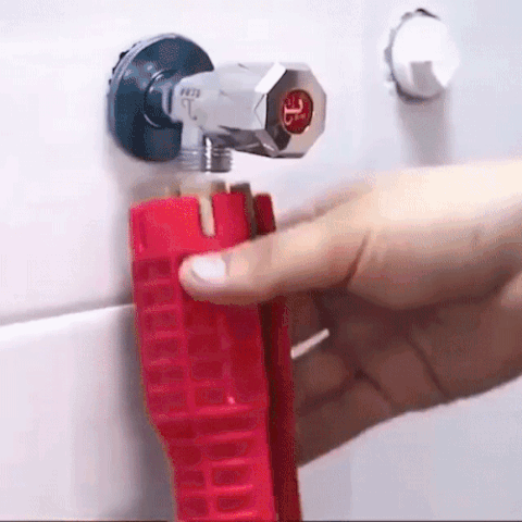 Multi Function Plumbing Wrench Tool with Level For Shower Faucet Valve and Supply Line Installation and Removal in Tight Spaces