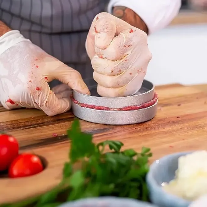 Easy to Clean Burger Patty Maker Press for Beef Chicken and Vegetable Patties