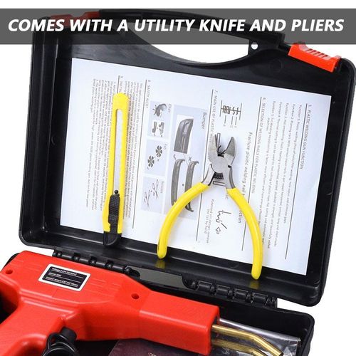 Plastic Welding Gun Kit Model H50 200 Welding Nails 4 Styles Repair Tool Set with Case for Plastic Fixing