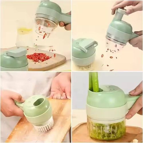 Wireless Electric Food Chopper Multifunctional Dicer Garlic & Meat Grinder