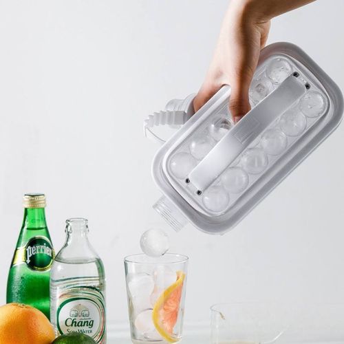 Multifunctional Ice Tray Water Bottle for Making Round Ice Balls