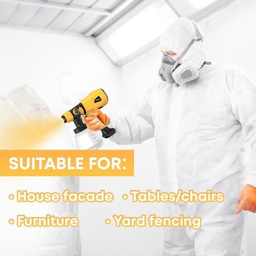 Electric Paint Sprayer 1000ml 3 Patterns 4 Brass Nozzles for Home and Furniture