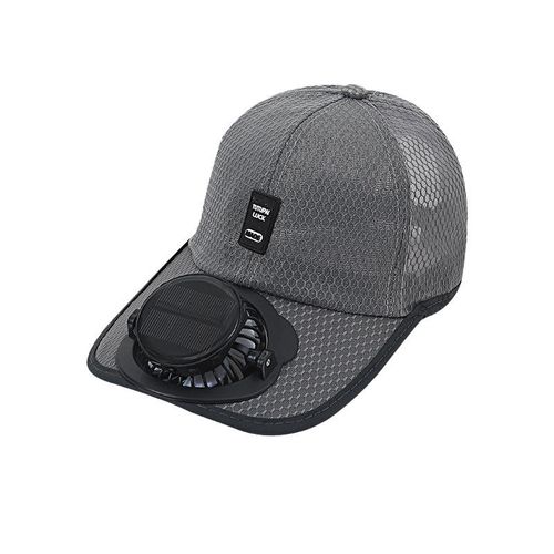 Solar Powered Outdoor Sun Hat with USB Fan, Breathable & Sun Protection