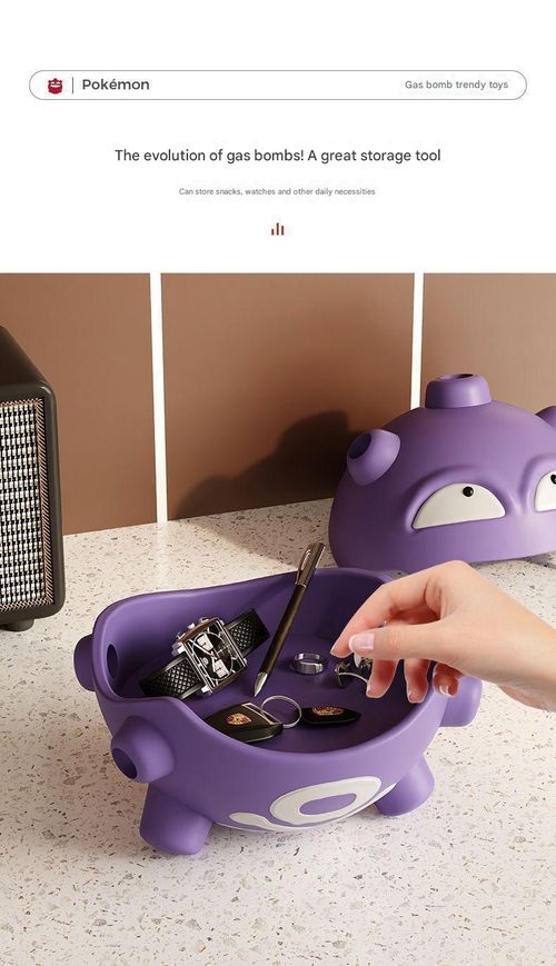 Pokémon Koffing Multi-Functional Ornament - Mosquito Coil Holder & Desktop Storage Box