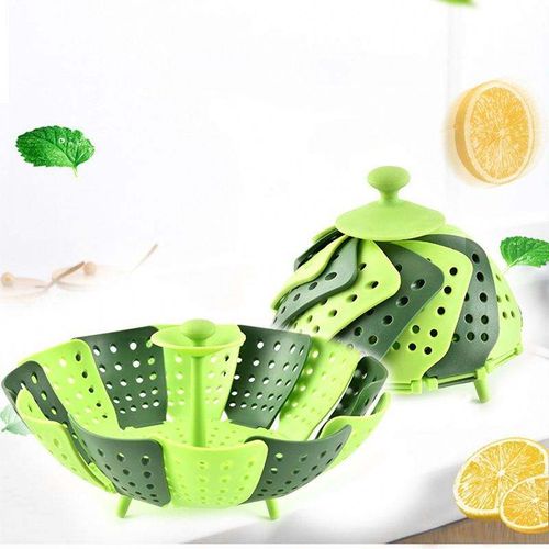 Multifunctional Expandable Steamer Tray for Kitchen Cooking and Fruit Serving
