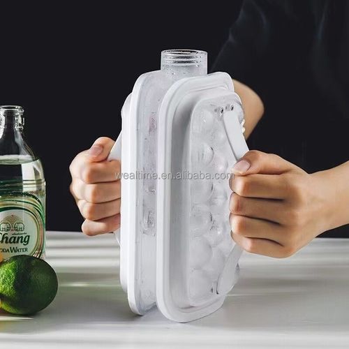 Multifunctional Ice Tray Water Bottle for Making Round Ice Balls