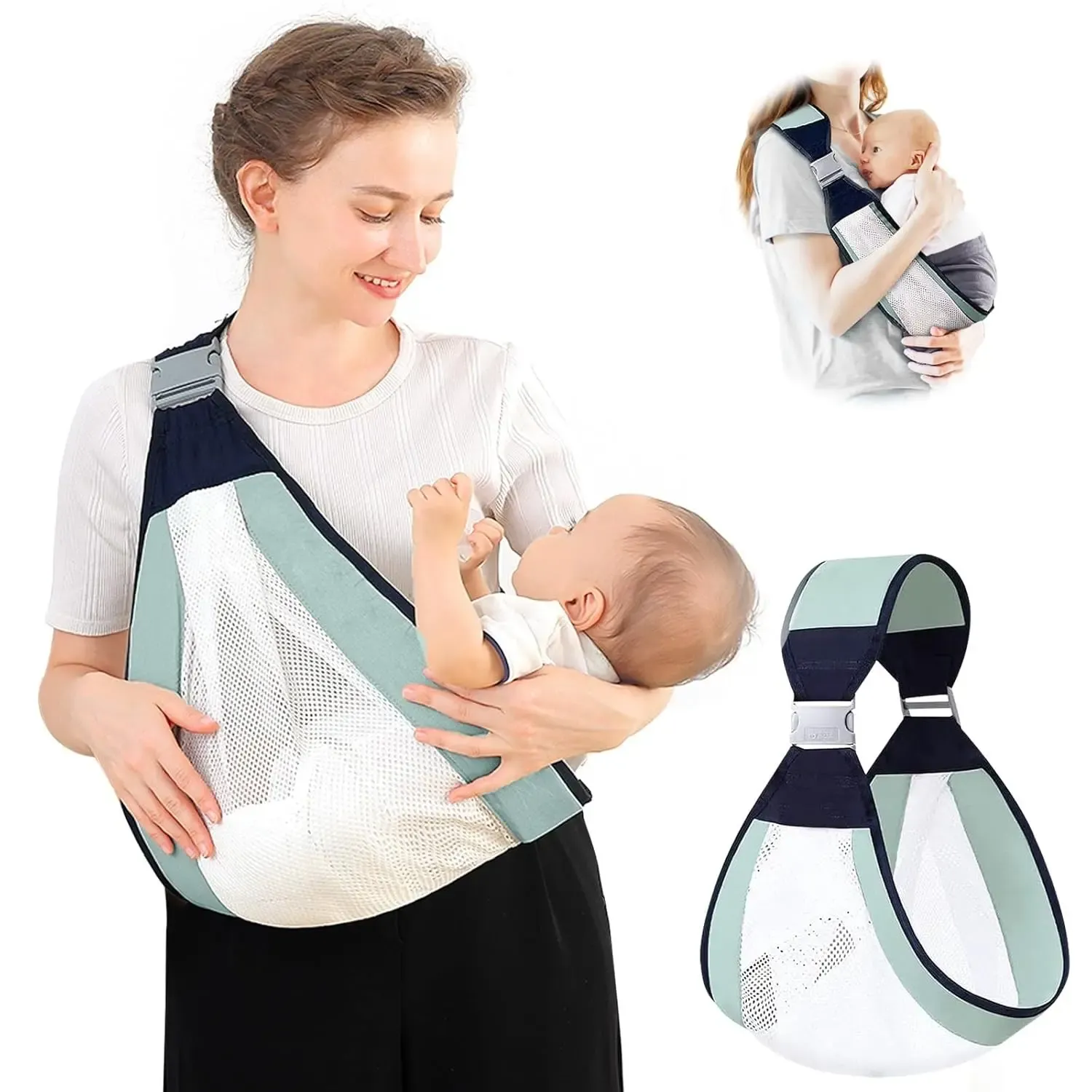 Multifunctional Breathable Baby Carrier for Newborns to Toddlers