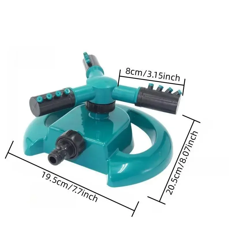 360° Rotating Garden Sprinkler, Automatic Lawn Watering Irrigation System
