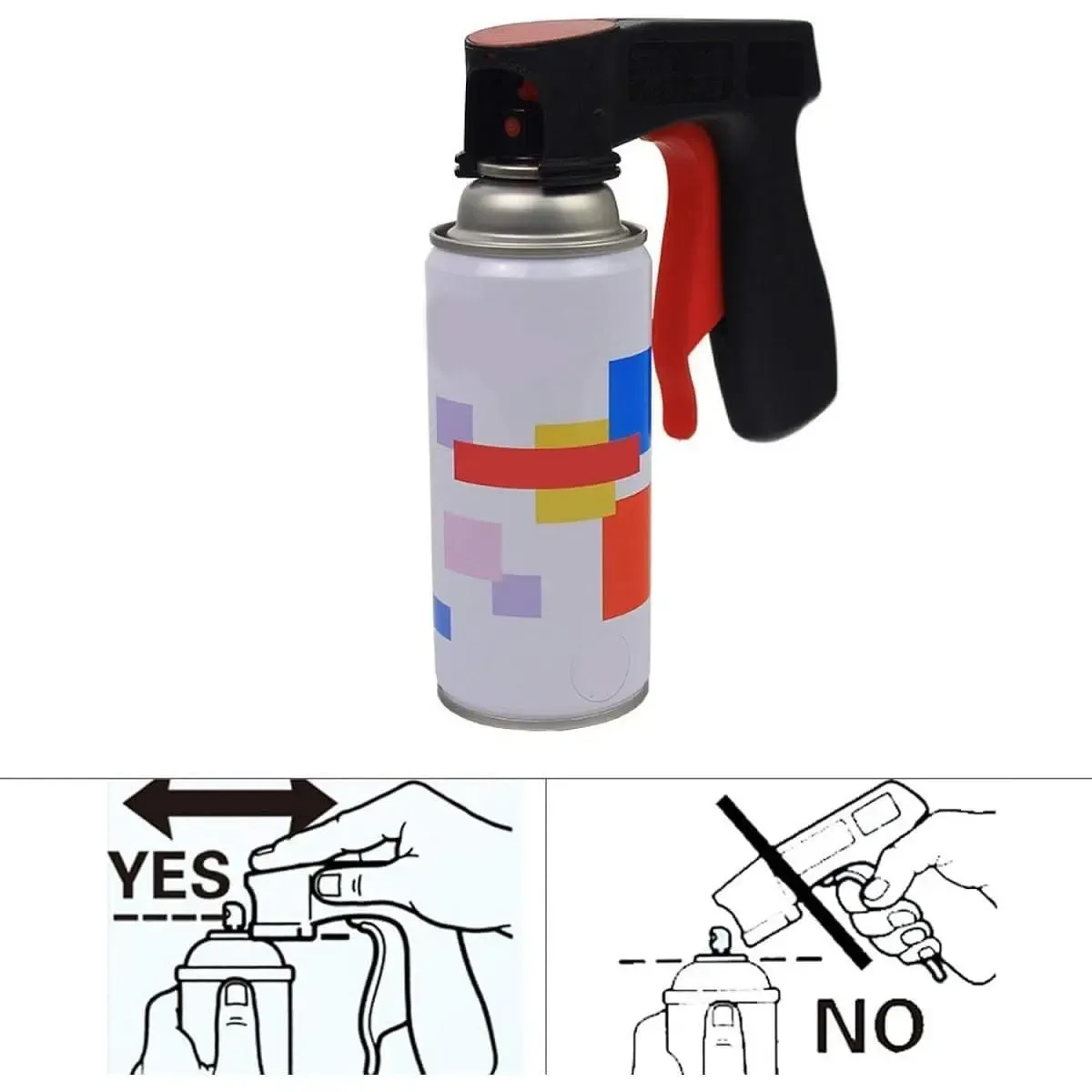 Universal Aerosol Spray Can Trigger Handle for All Standard Spray Cans