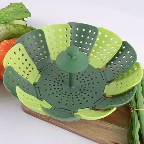Multifunctional Expandable Steamer Tray for Kitchen Cooking and Fruit Serving