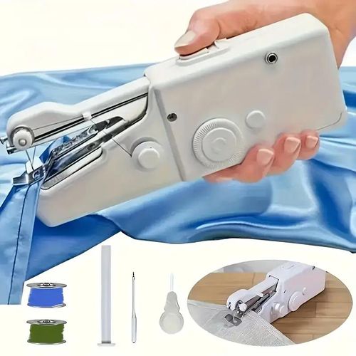 Portable Electric Sewing Machine with Sewing Accessories Easy to Operate for Home Quick Stitching