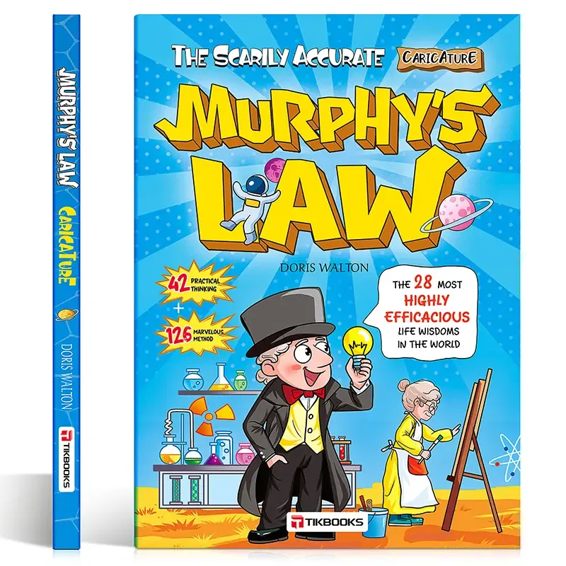 Kids Murphy's Law Comic Book Fun Life Wisdom for Critical Thinking English Version