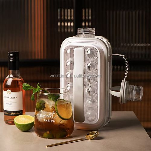 Multifunctional Ice Tray Water Bottle for Making Round Ice Balls