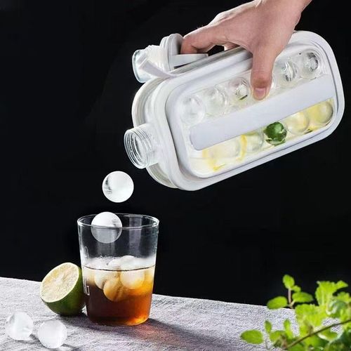Multifunctional Ice Tray Water Bottle for Making Round Ice Balls