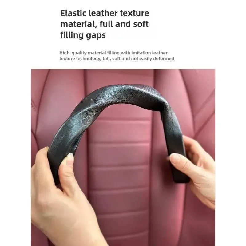 2Pcs Car Seat Gap Filler Universal Seat Side Gap Plug Strip Anti Drop Leakproof Storage Organizer for Car SUV Truck Interior Accessories