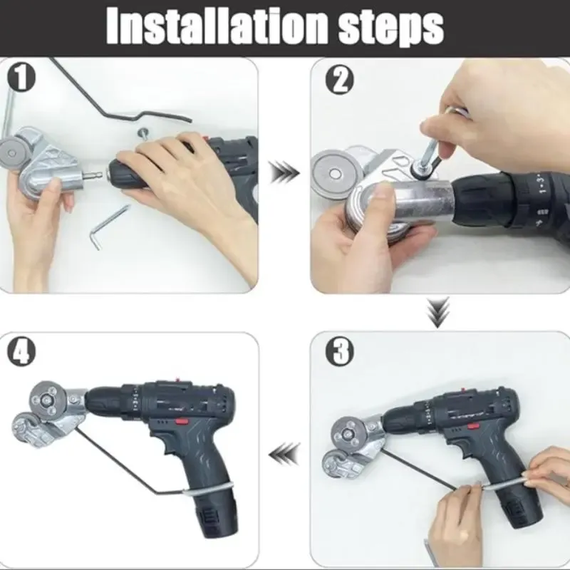 Drill Powered Metal Cutter Heavy Duty Sheet Metal Shear for Cutting Steel Iron Copper Aluminum