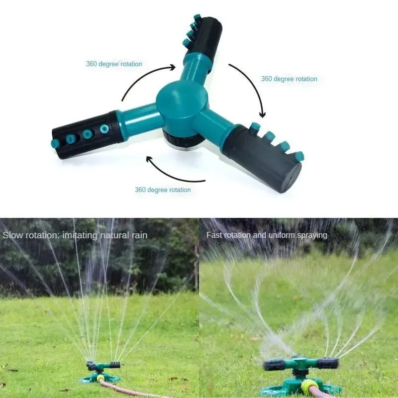360° Rotating Garden Sprinkler, Automatic Lawn Watering Irrigation System
