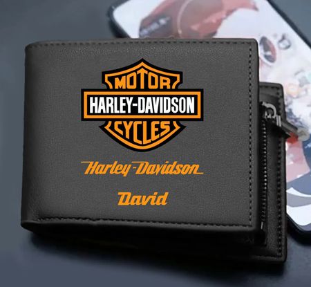 🖤 Harley-Davidson: The Black Wallet for True Motorcycle Lovers! 🏍️ The Perfect Gift for Two-Wheel Enthusiasts! 🎁