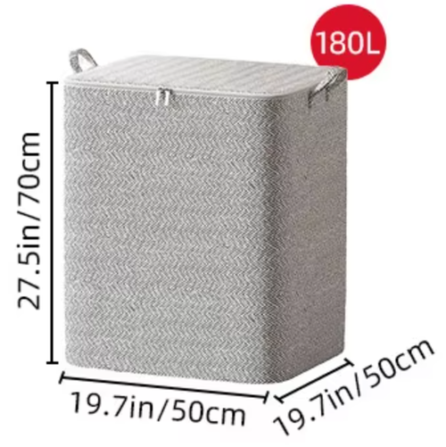 180L Super Big Bags Household sorting packaging mobile quilt clothes storage bag storage bag non-woven large capacity laundry bag blanket