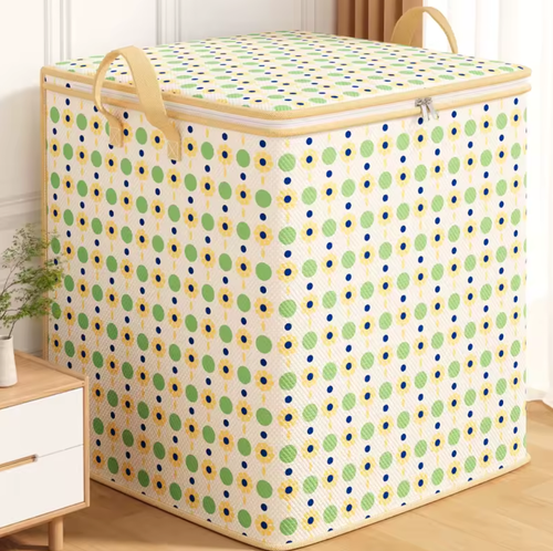 180L Super Big Bags Household sorting packaging mobile quilt clothes storage bag storage bag non-woven large capacity laundry bag blanket