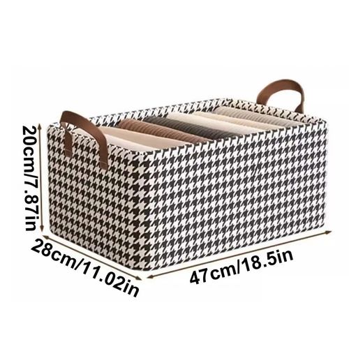 Foldable Storage box Modern simple foldable bedroom clothes storage box solid color fabric for classification and organization