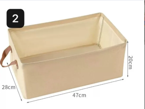 Foldable Storage box Modern simple foldable bedroom clothes storage box solid color fabric for classification and organization