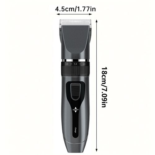 OEM Wholesale ABS Adjustable Ceramic Cutting Blade Electric Cordless USB Charging Battery Hair Clippers for Men