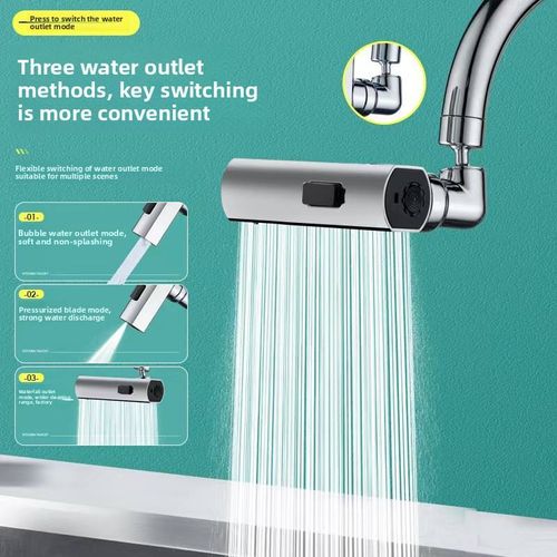 Wholesale Kitchen Sink Faucet Anti-Splash Brass Nozzle Universal Rotating Extendable Aerator Pull-Out Faucet Single-Hole Ceramic