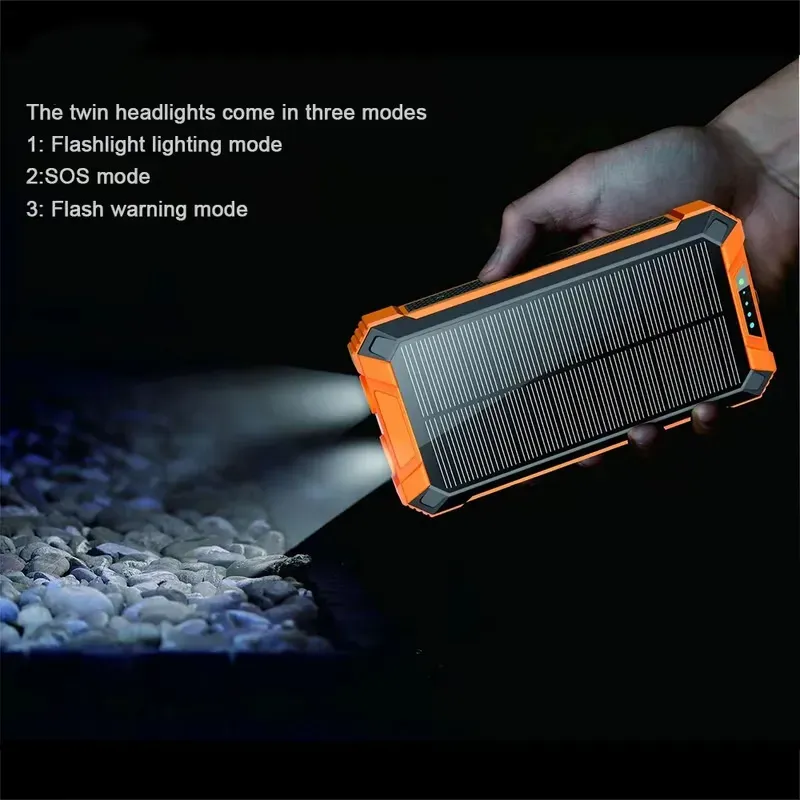 Charge your adventures with our solar power bank!