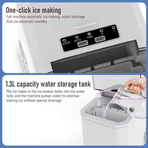 Restaurant hotel bar automatic ice machine 48 pounds 24 hours plastic automatic ice making