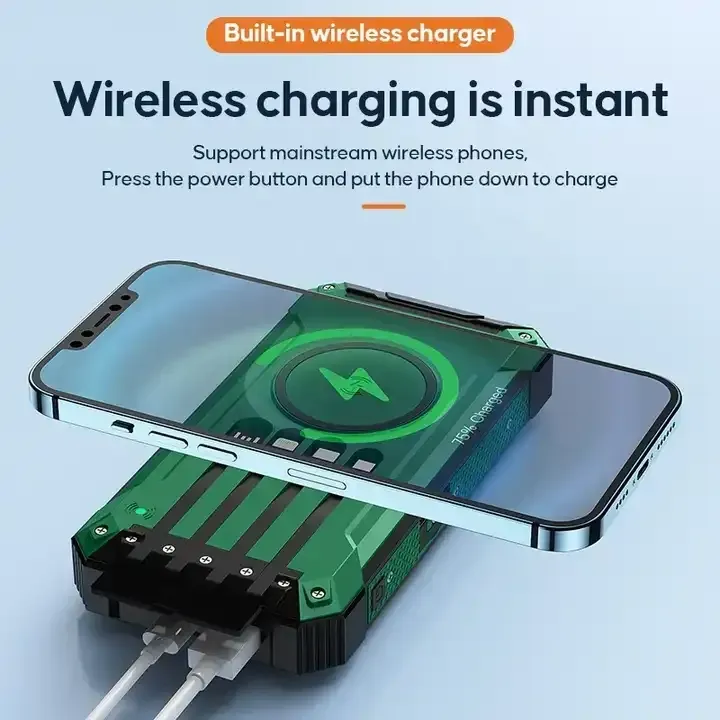 Charge your adventures with our solar power bank!
