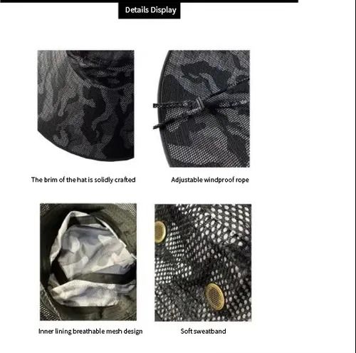 Solar fan cooling outdoor charging sun protection sun hat