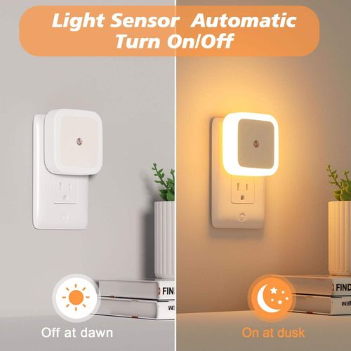 (6pcs 1set) This sensor-activated LED night light for children can be embedded in a wall and is suitable for use in bathrooms, hallways, stairwells, kitchens, bedrooms, garages, and other similar locations.
