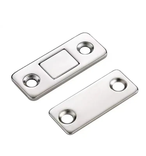 (10pcs 1set) Ultra-thin cabinet hardware magnetic locks are suitable for kitchen furniture, living room, outdoor cabinets, and home appliances.