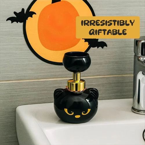 Halloween cat paw bubble machine soap pump bottle hand sanitizer dispenser