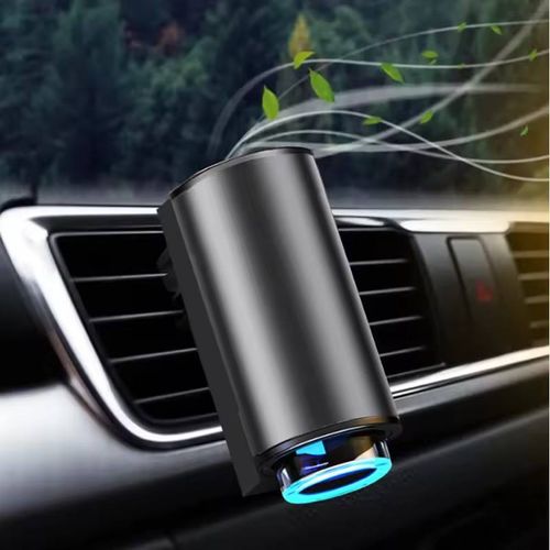 Wireless Rechargeable Aluminum Alloy Car Vent Aromatherapy Diffuser - 3 Essential Oils Included, 3 Fragrance Settings