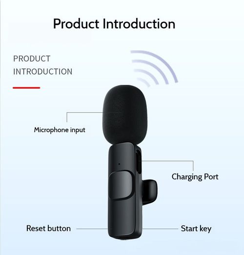 Wireless Lavalier Microphones for iPhone, Android, iPad - Mini Wireless Clip-on Microphones Crystal Clear Sound Quality for Recording, Live Streaming,Vlog