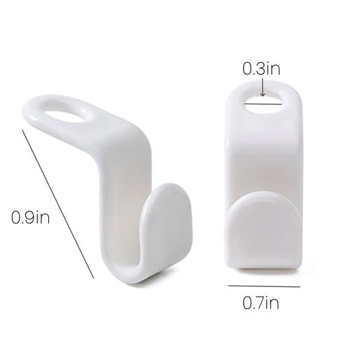 (50pcs 1set) hanger hooks for clothing storage, saving space and organizing, hanger accessories.