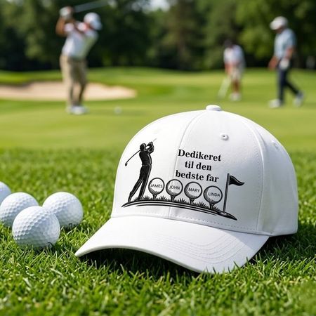 Sombrero de encargo, todo imprimir gorra clásica-regalos de golf de cumpleaños personalizados a papá, abuelo-días de golf con papá.