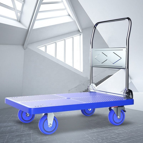 Zhiyue Compact Hand Cart Silent Flatbed Cart Foldable Transport Cart