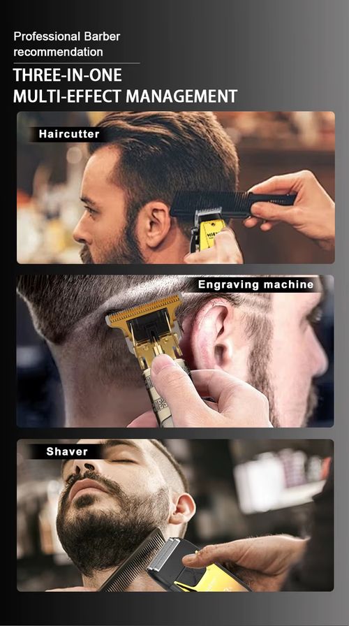 3-in-1 Men's Grooming Set: Hair Clipper & Shaver