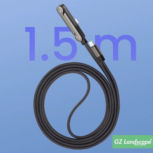 Foldable Stand Elbow Braided Charging Cable