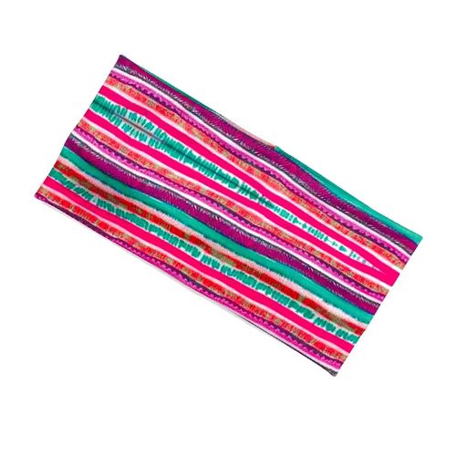 Knotted wide‑band tie‑dye headband